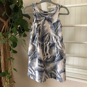 BabyGAP | Navy and Cream Palm Print Dress